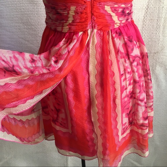 Anna Sui Bright Scarf Print Sleeveless Dress - Picture 6 of 8